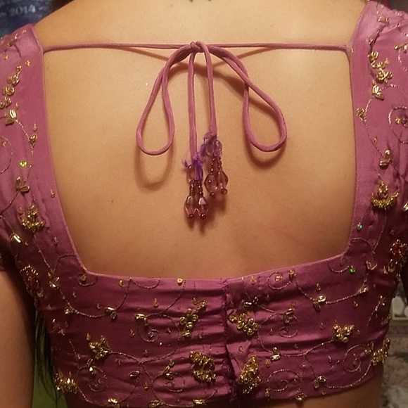 Rare custom belly dance ethnic top - Picture 3 of 5